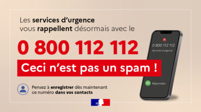 0 800 112 112 : Ceci n'est pas un SPAM