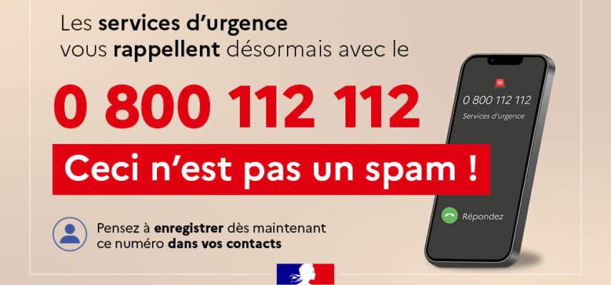 0 800 112 112 : Ceci n’est pas un SPAM